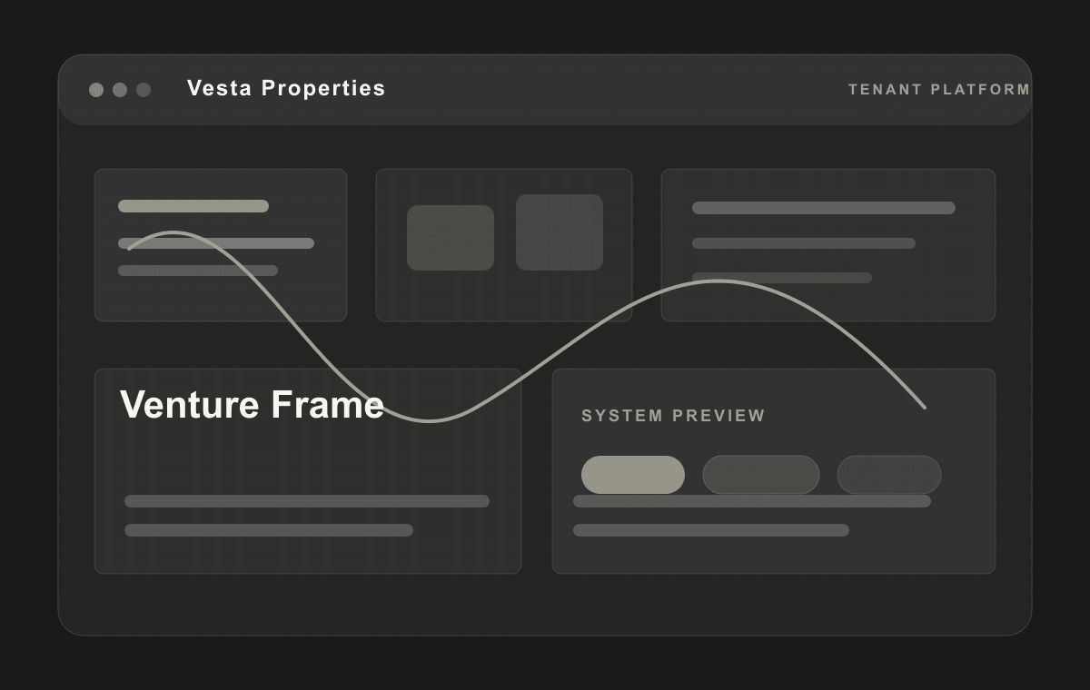 Tenant platform venture preview for Vesta Properties.